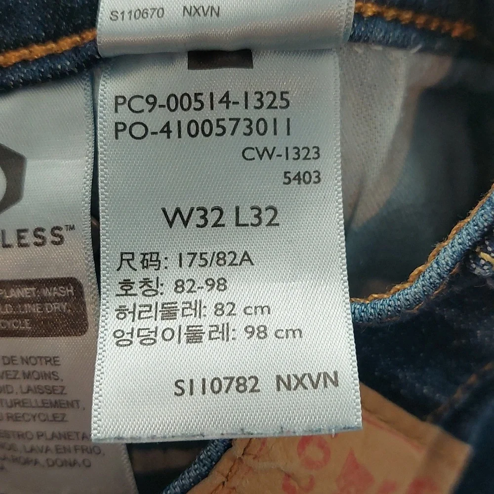 Levi's Men's Size 32 Jeans 514 Mediun Blue Wash Straight Fit